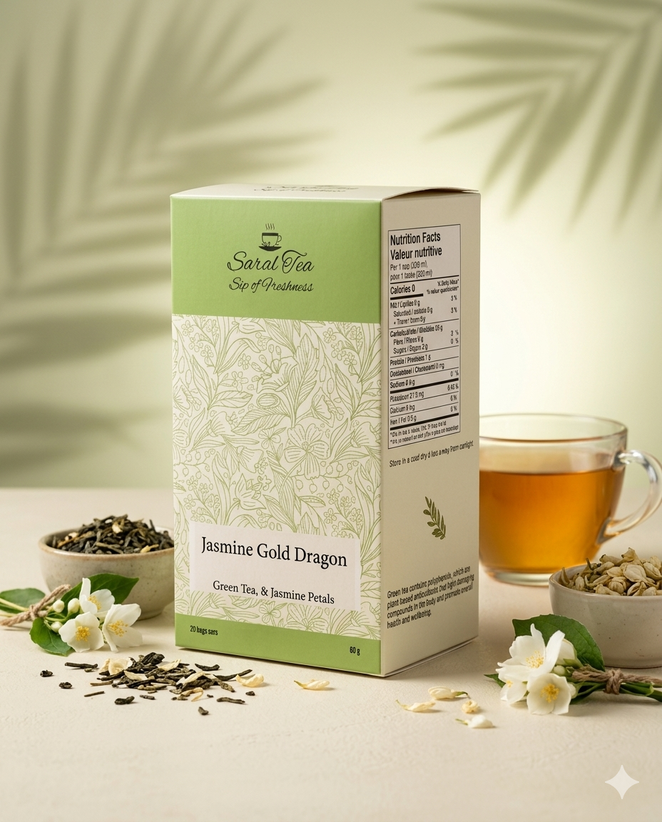 Tea Bags - Jasmin Gold Dragon