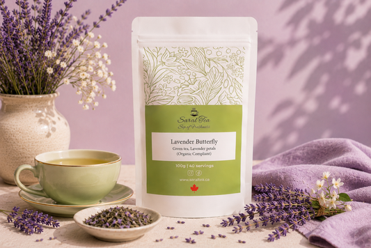 Green Tea - Lavender Butterfly