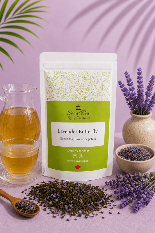 Green Tea - Lavender Butterfly