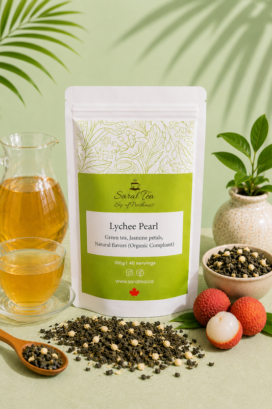Green Tea - Lychee Pearl